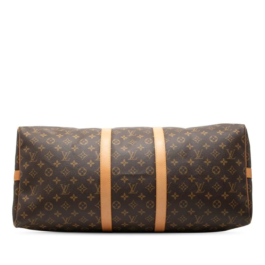 Louis Vuitton Monogram Keepall Bandouliere 55 Brown Very good - Inside View