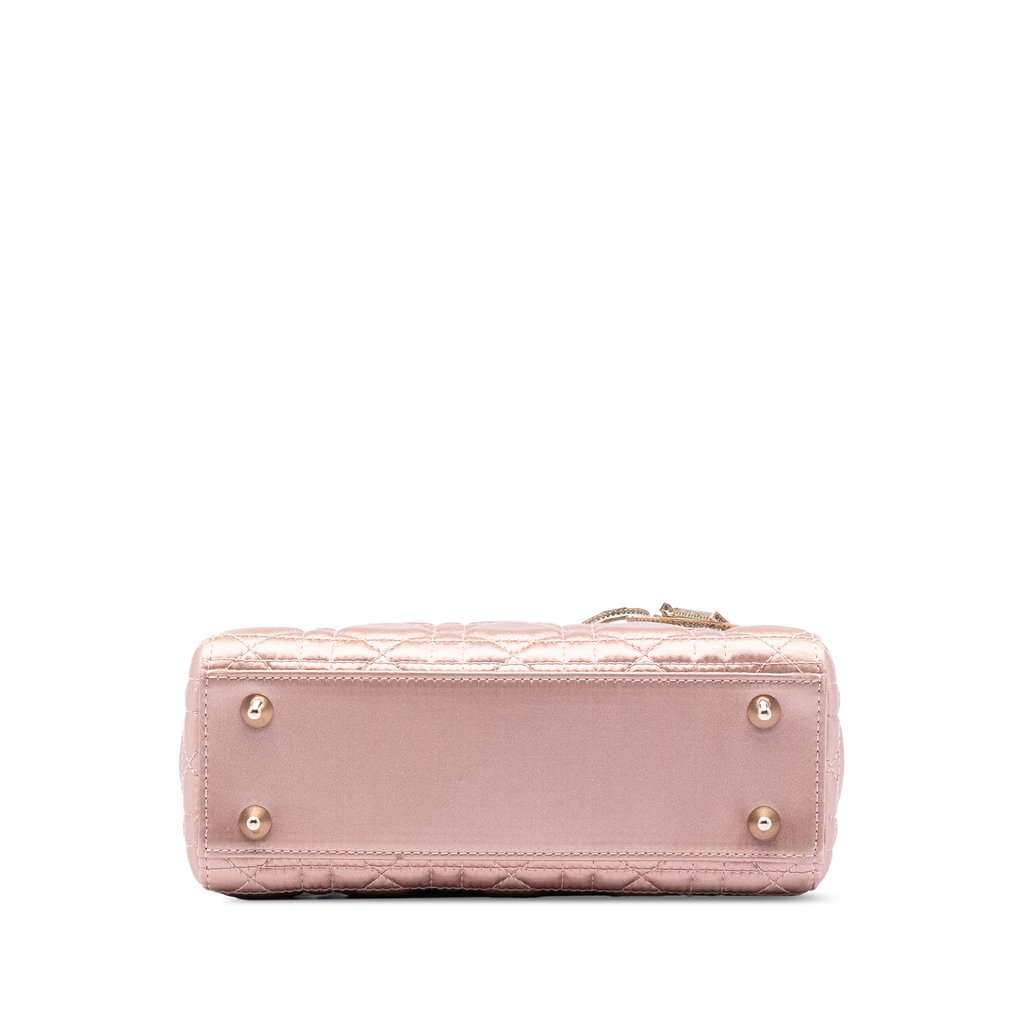 Dior Small Satin Cannage My ABCDior Lady Dior Pink Very good - Inside View