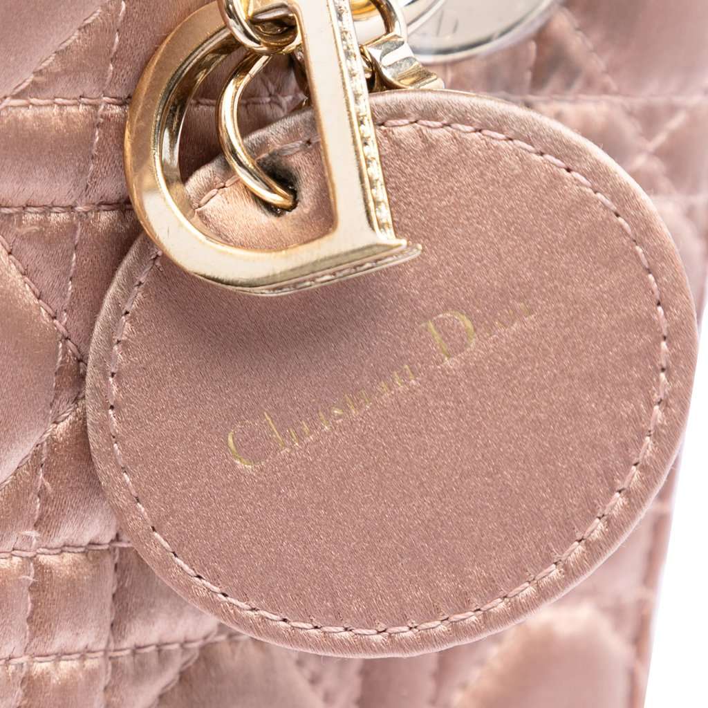 Dior Small Satin Cannage My ABCDior Lady Dior Pink Very good - Box View