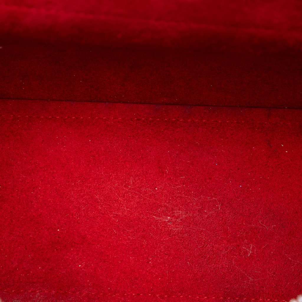 Celine Nano Grained Calfskin Belt Bag Red Leather Very good condition - Model View