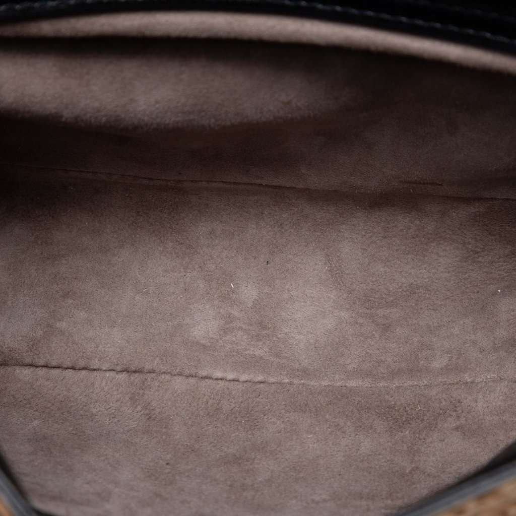 Bottega Veneta Pony Hair Leopard Print Shoulder Bag Brown Very good condition - Model View