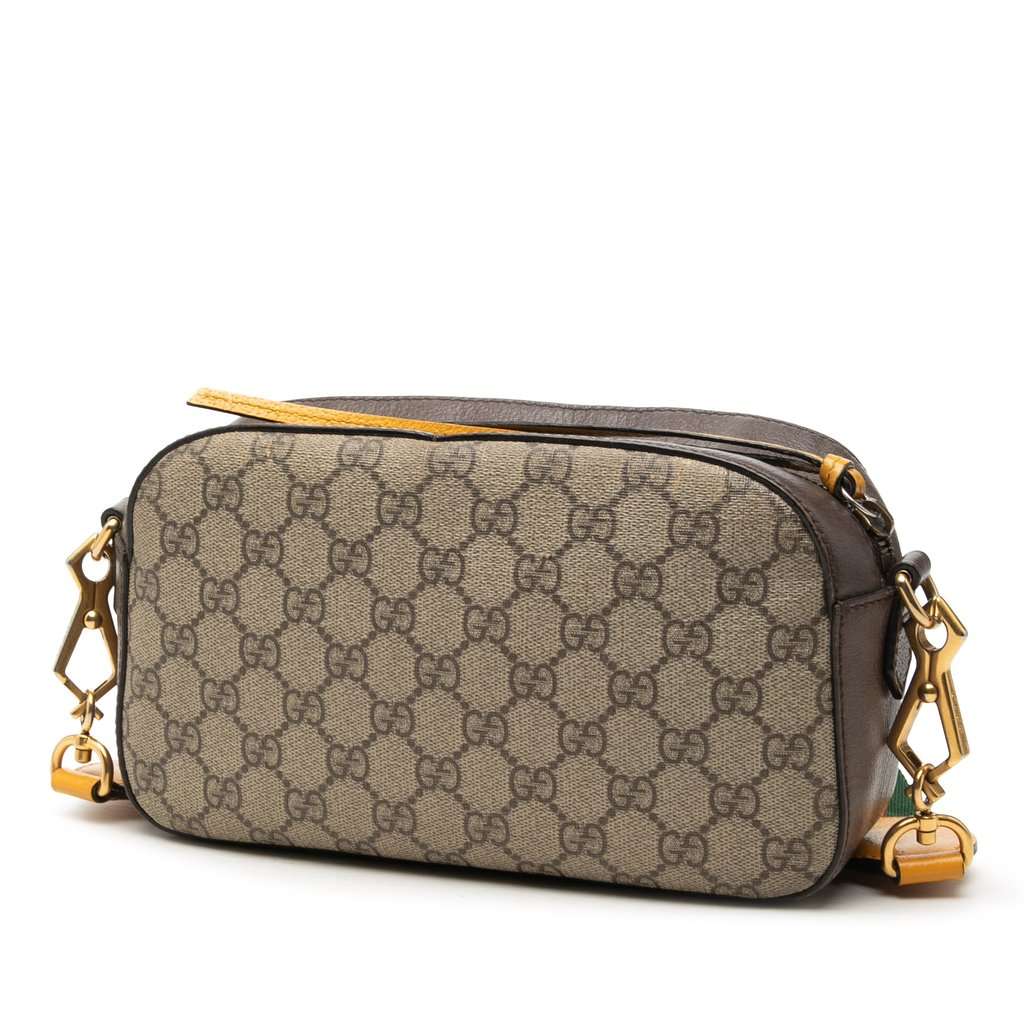 Gucci GG Supreme Web Neo Vintage Crossbody Beige Very good - Back View