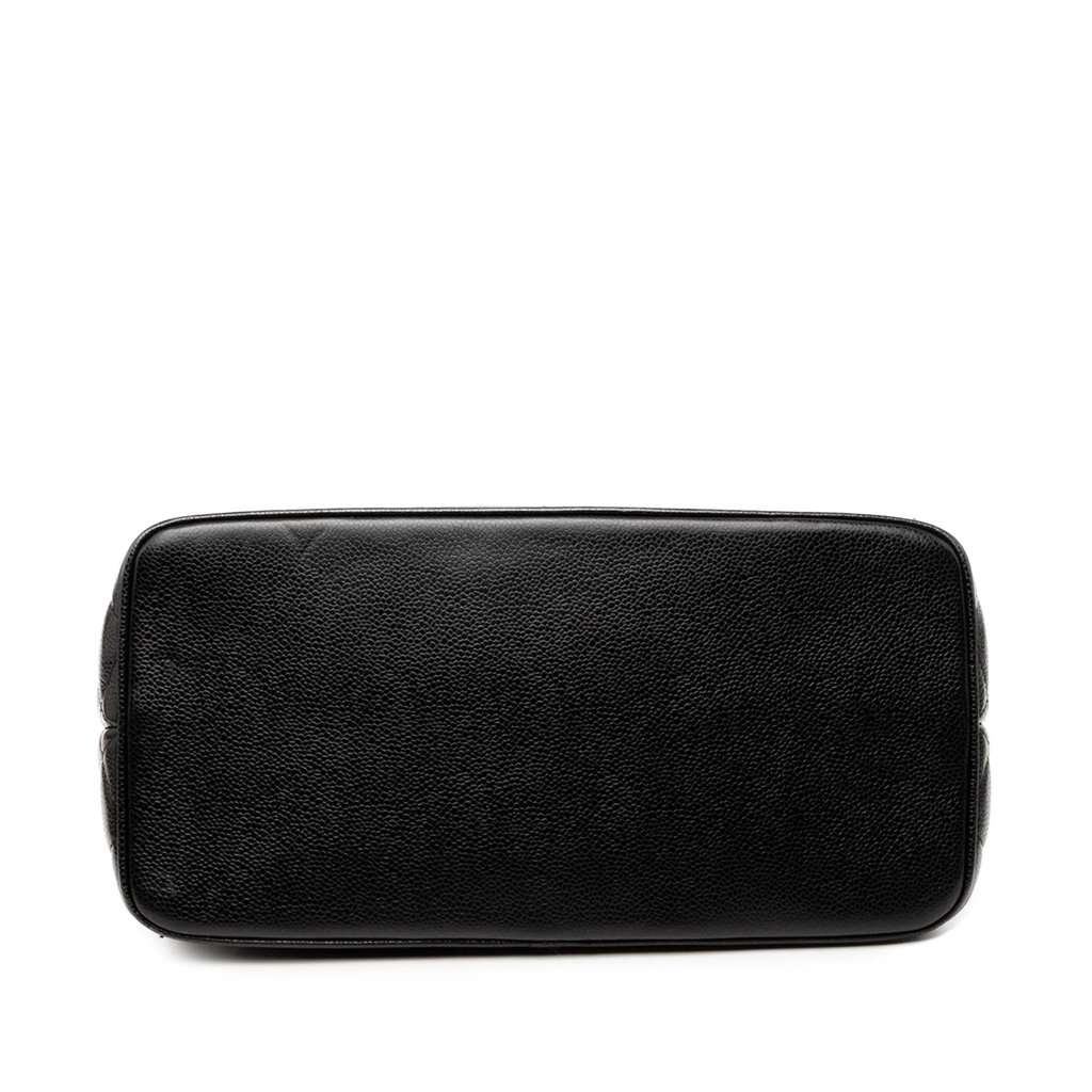 Chanel Caviar Medallion Tote Black Leather Very good - Inside View