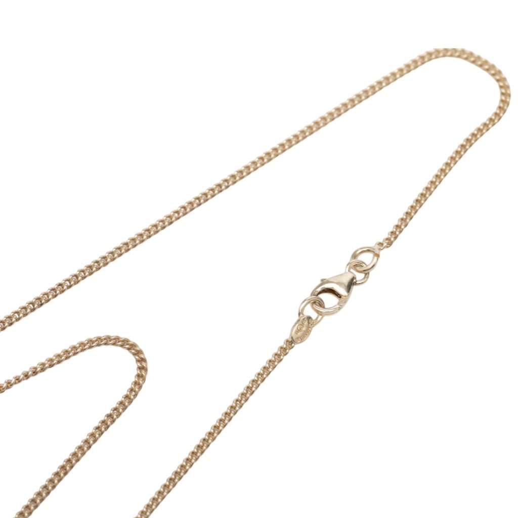 Chanel CC Gold Plated Sailboat Pendant Necklace Gold Metal Very good - Model View