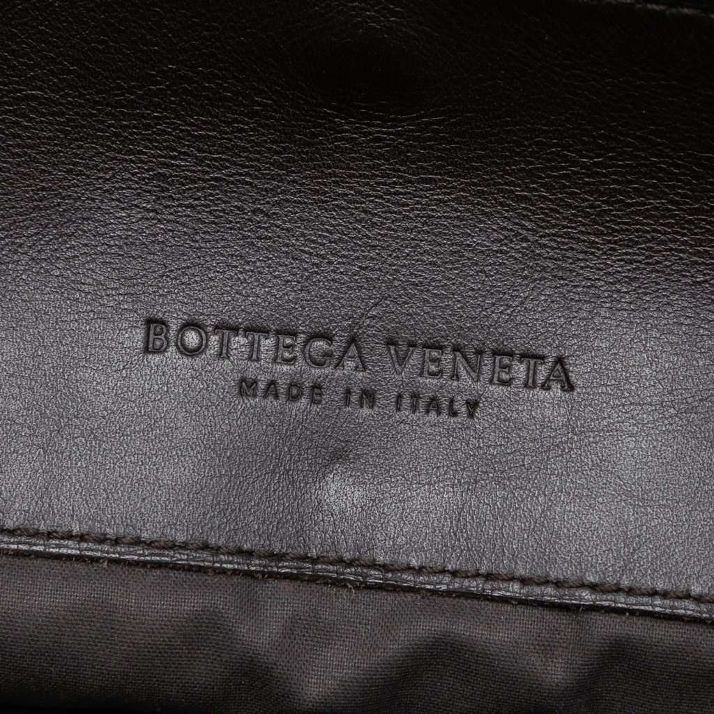 Bottega Veneta Nappa Intrecciato Messenger Bag Brown Leather Very good condition - Box View