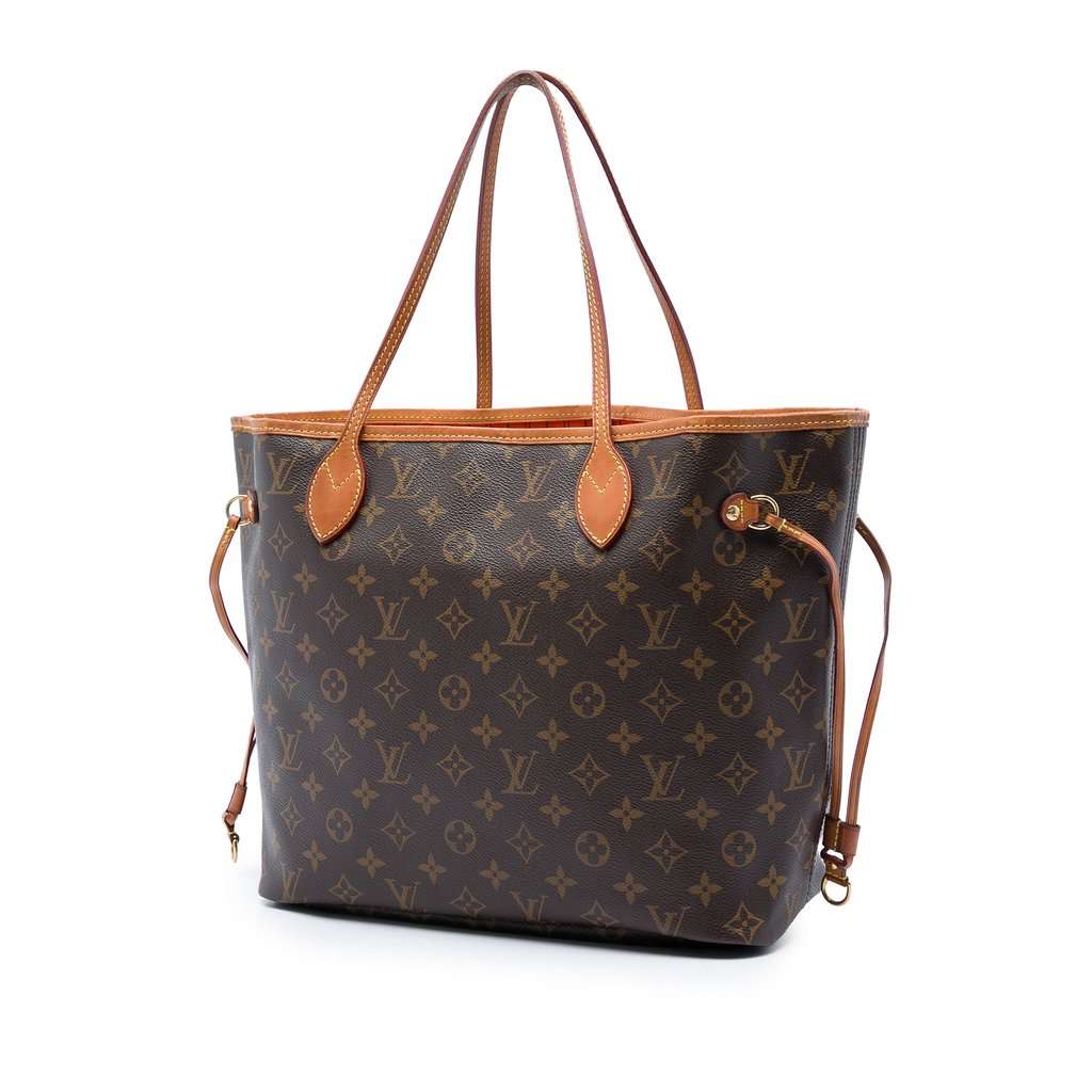 Louis Vuitton Monogram Neverfull MM Brown Very good - Back View