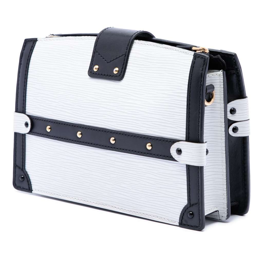 Louis Vuitton Epi Trunk Clutch White Leather Very good condition - Back View