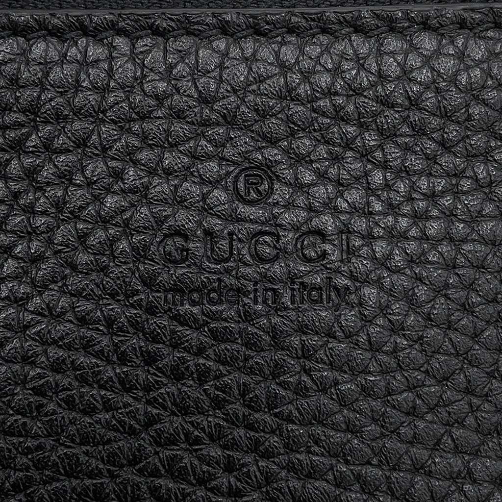 Gucci Small Grained Calfskin Totissima Reversible Tote Black Leather Very good condition - Box View