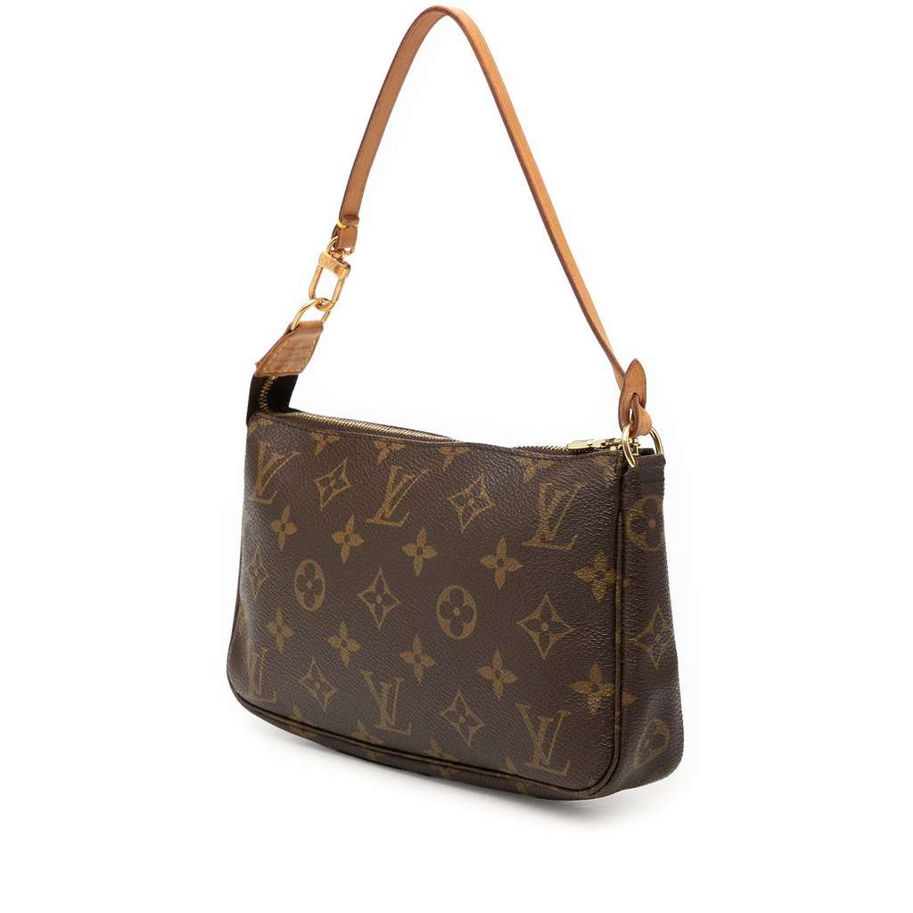 Louis Vuitton Monogram Pochette Accessoires Brown Very good condition - Back View
