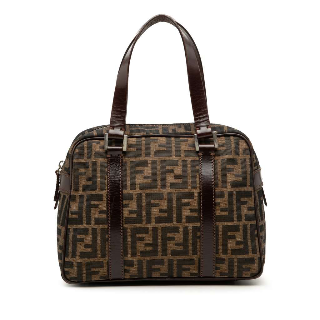 Fendi Zucca Canvas Handbag Brown Very good condition - Front View
