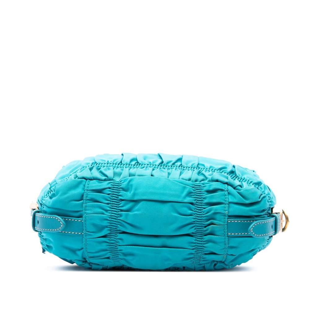 Prada Tessuto Gaufre Crossbody Blue Very good condition - Inside View