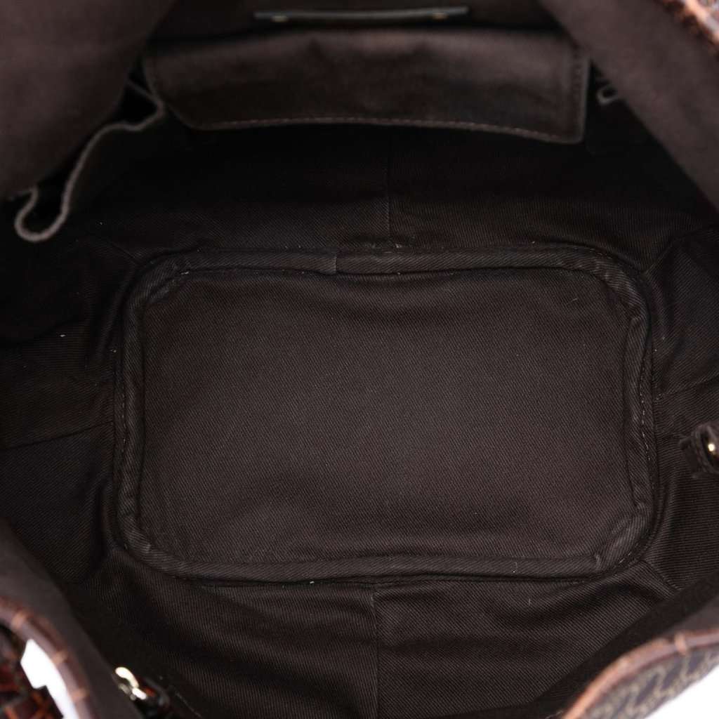 Celine Macadam Canvas Bittersweet Hobo Brown Very good condition - Model View
