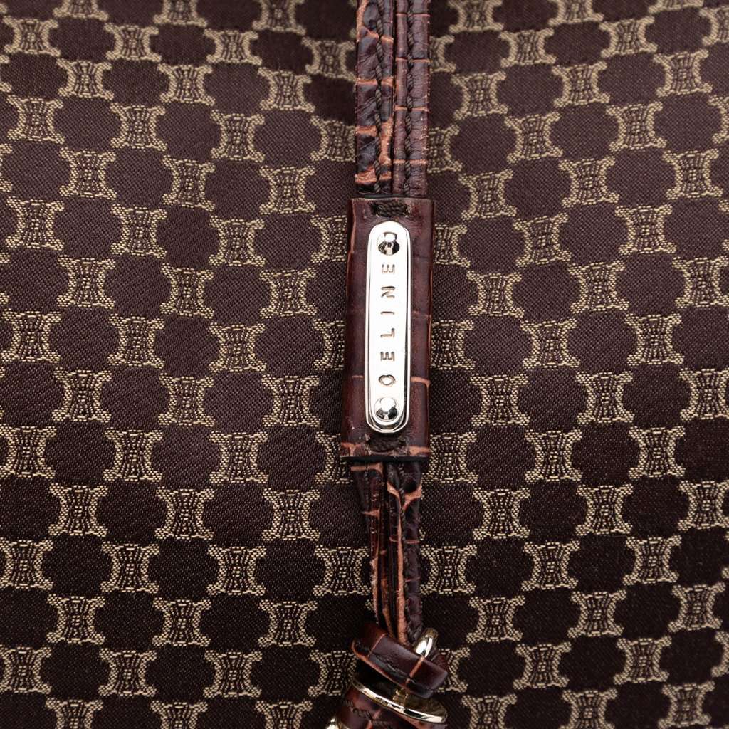 Celine Macadam Canvas Bittersweet Hobo Brown Very good condition - Box View