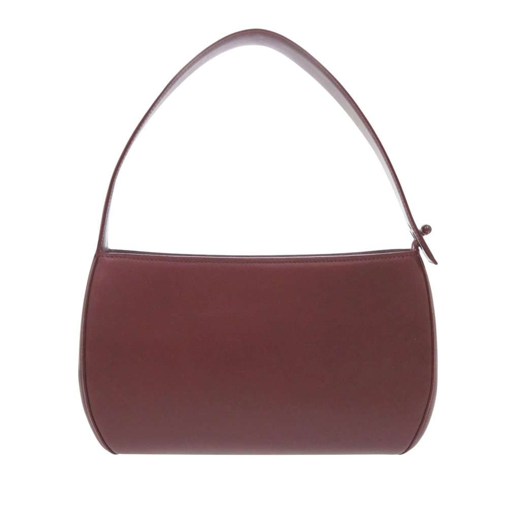 Cartier Leather Cabochon Handbag Red Leather Very good condition - Back View