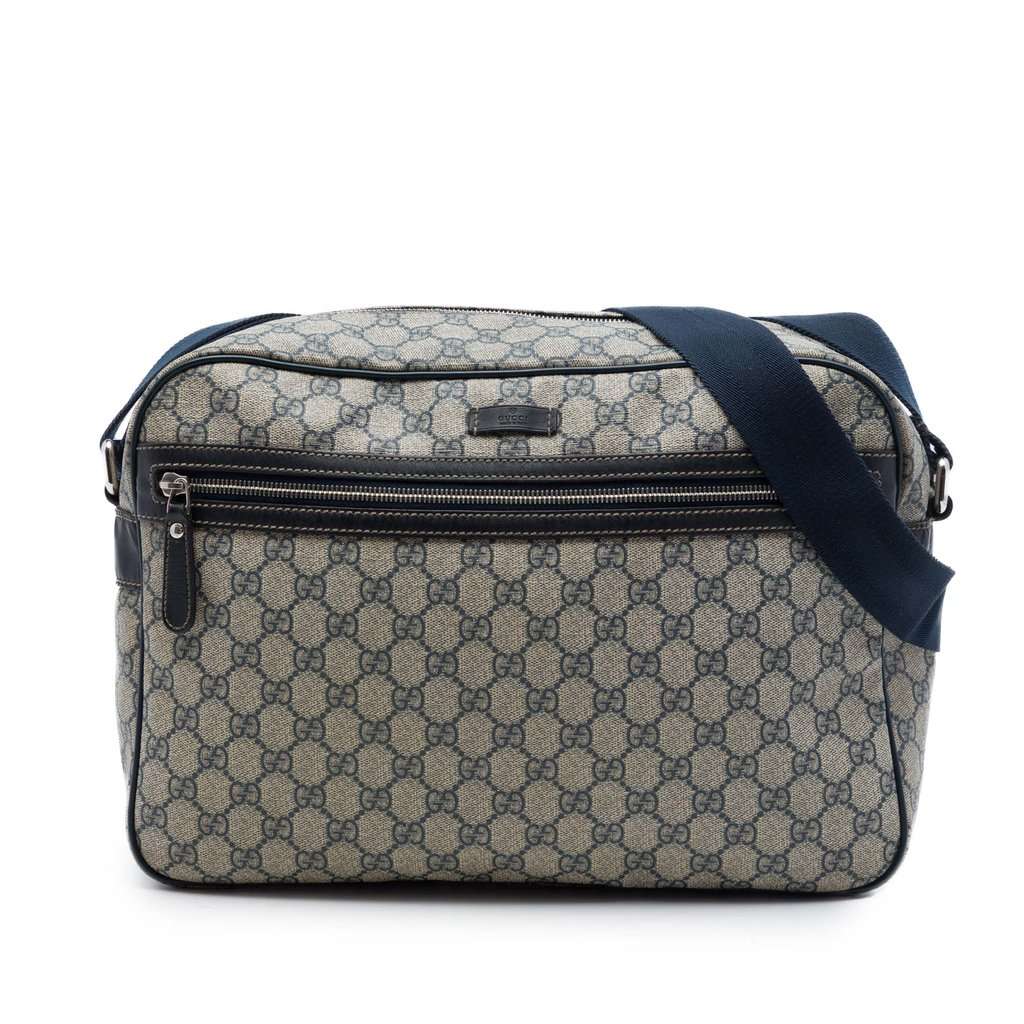 Gucci GG Supreme Crossbody Beige Very good - Front View