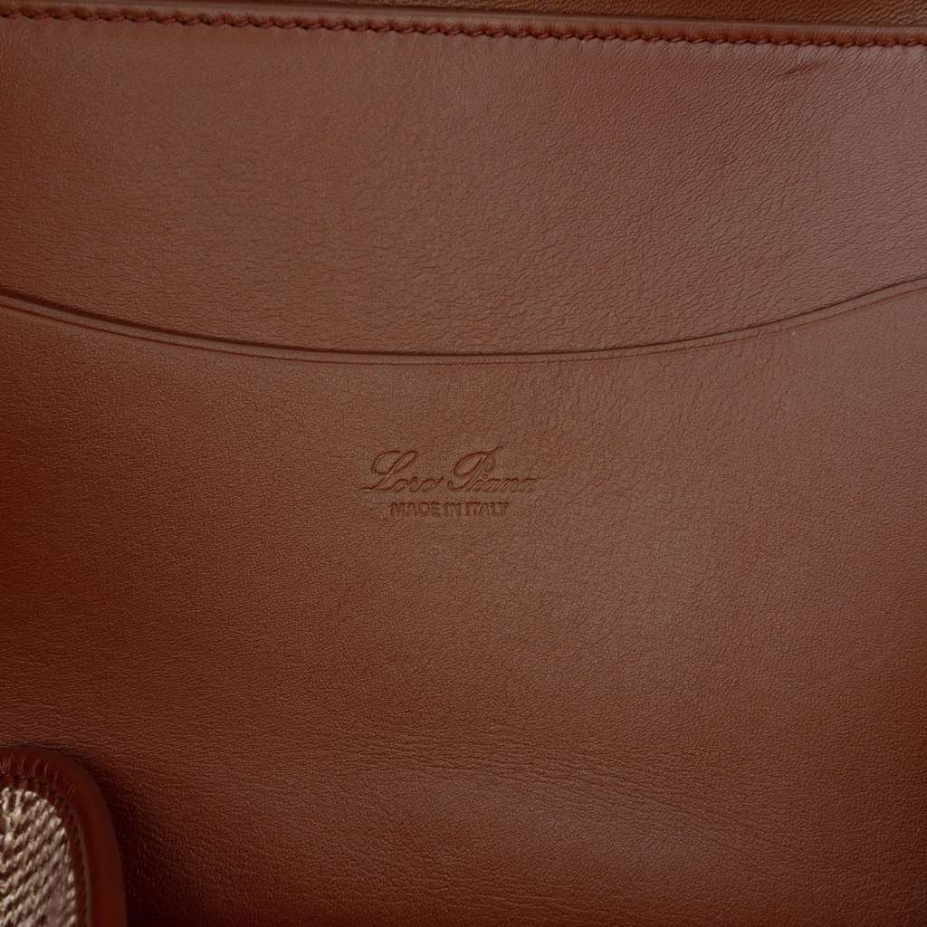 Loro Piana Toile Herringbone and Leather Loom L32 Beige Very good - Box View
