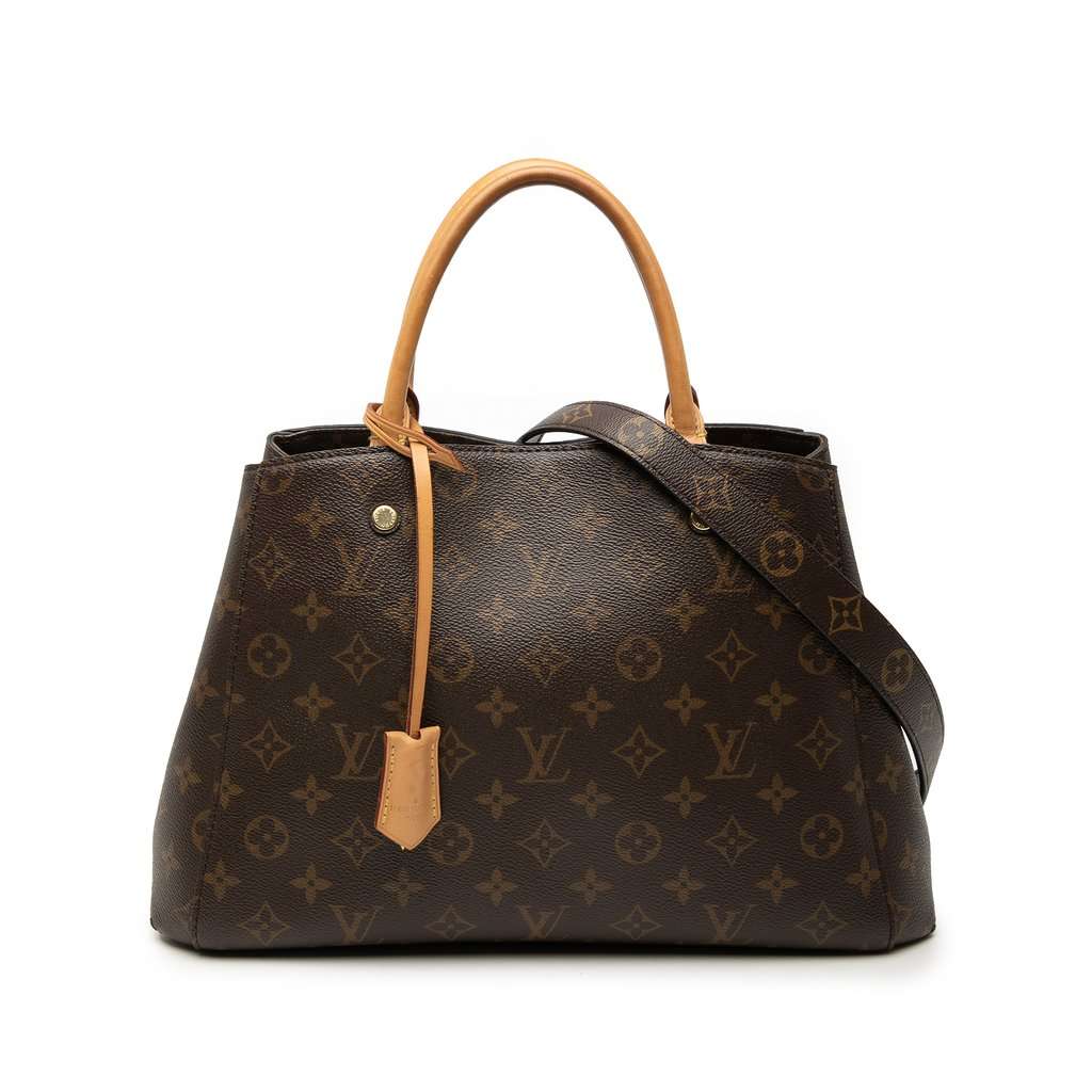 Louis Vuitton Monogram Montaigne MM Brown Very good condition - Front View