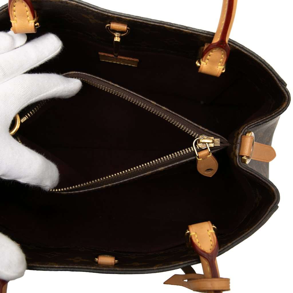 Louis Vuitton Monogram Montaigne MM Brown Very good condition - Model View