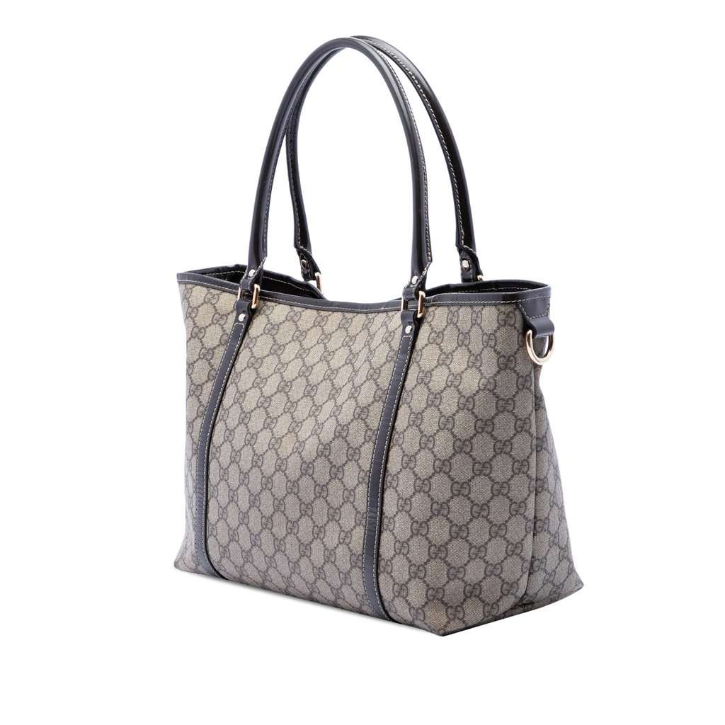 Gucci Medium GG Supreme Joy Tote Beige Very good condition - Back View