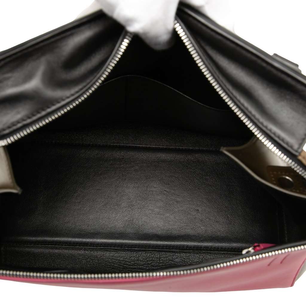 Celine Medium Tricolor Leather Edge Handbag Pink Leather Very good condition - Model View