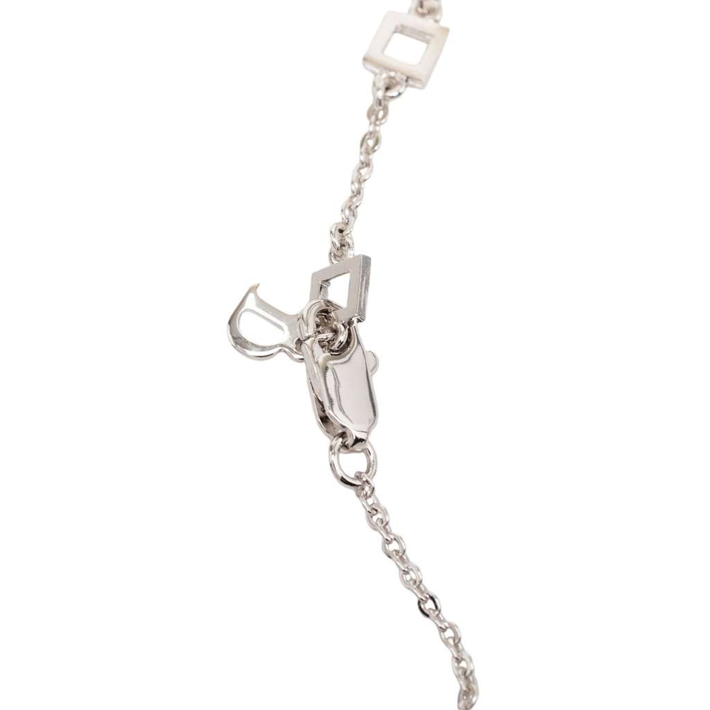 Dior Brass I Heart Dior Pendant Necklace Silver Metal Very good - Box View