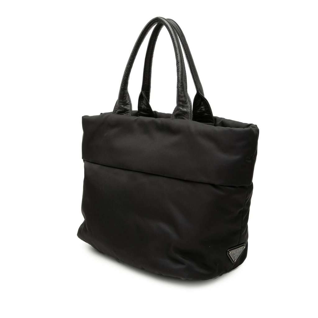Prada Tessuto Reversible Satchel Brown Very good condition - Back View
