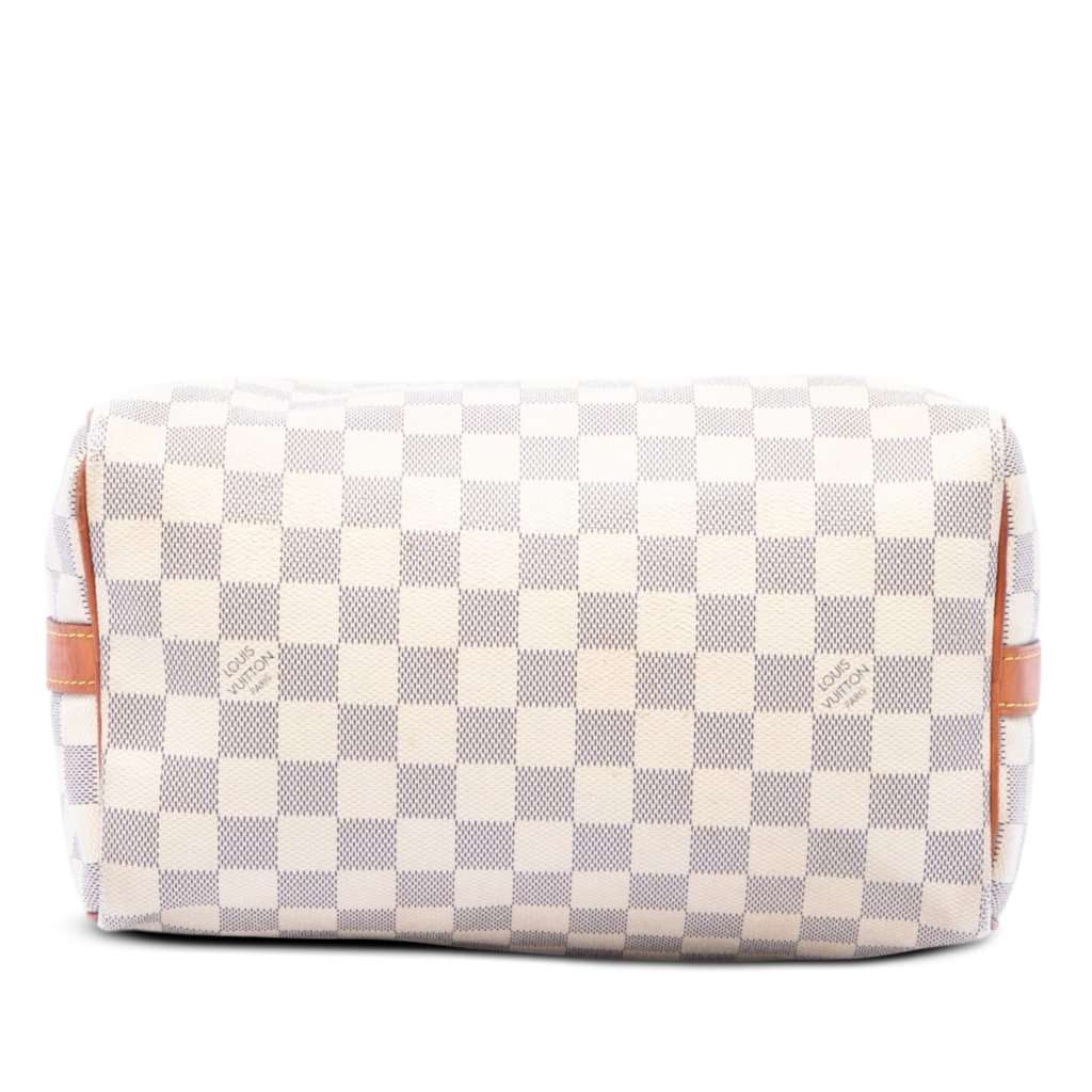 Louis Vuitton Damier Azur Speedy Bandouliere 25 White Very good - Inside View