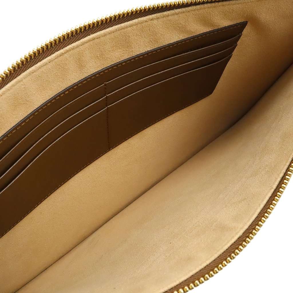Gucci GG Supreme Interlocking G Clutch Beige Very good condition - Inside View