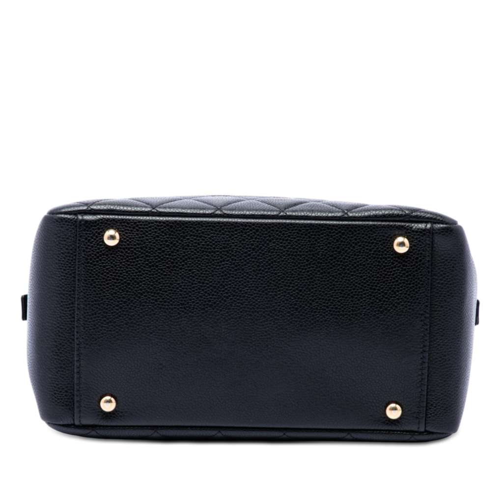 Chanel Petite Caviar Timeless Tote Black Leather Very good condition - Inside View