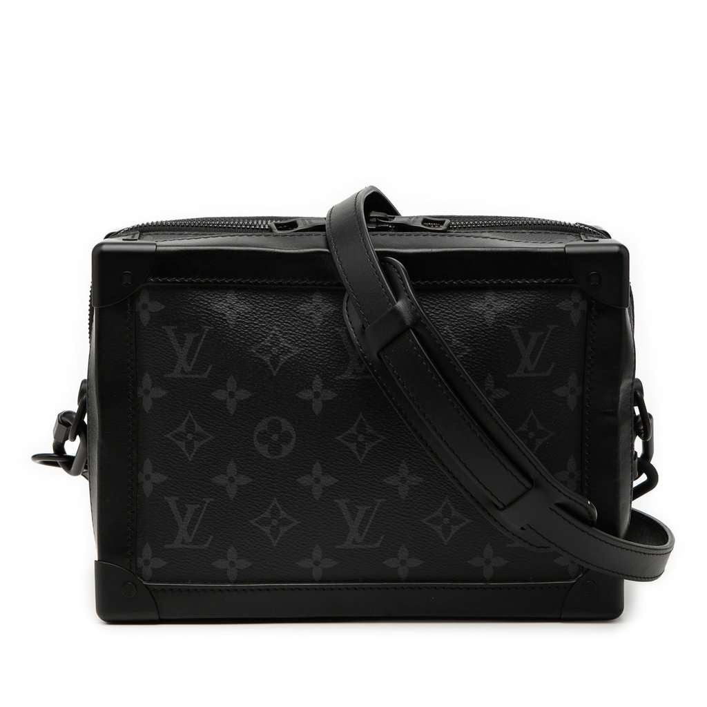 Louis Vuitton Monogram Eclipse Soft Trunk Black Very good condition - Front View