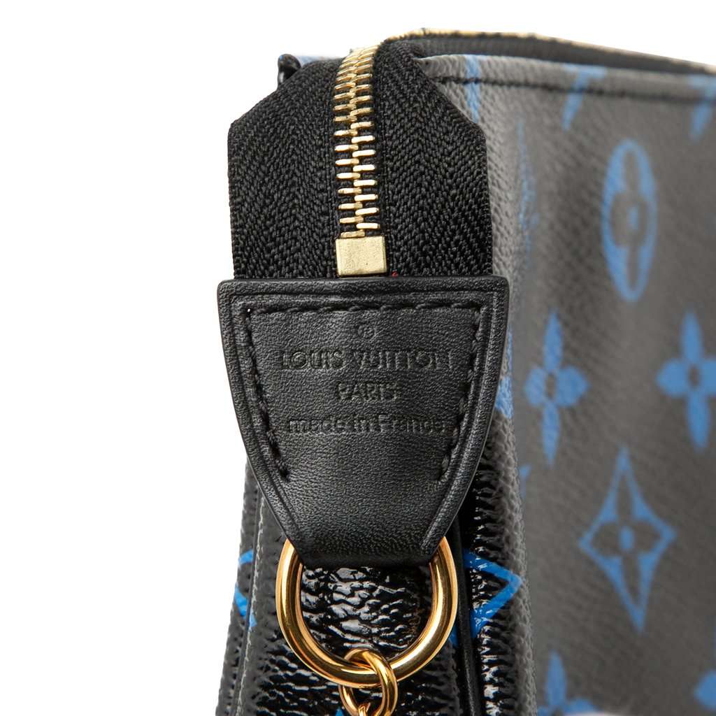 Louis Vuitton Colored Monogram Mini Pochette Accessories Black Very good condition - Box View