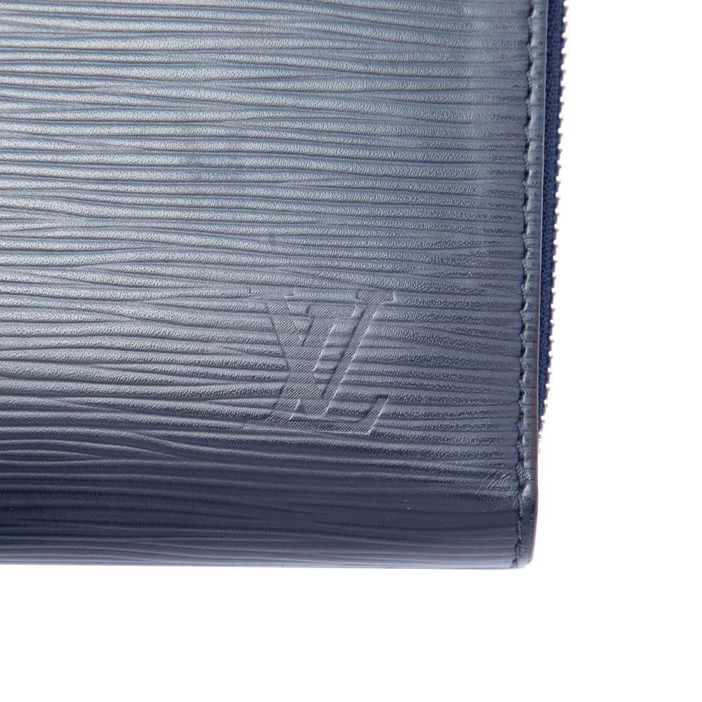 Louis Vuitton Epi Pochette Jour GM Blue Leather Very good condition - Box View