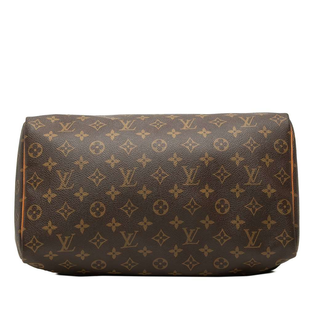 Louis Vuitton Monogram Speedy 35 Brown Good - Inside View