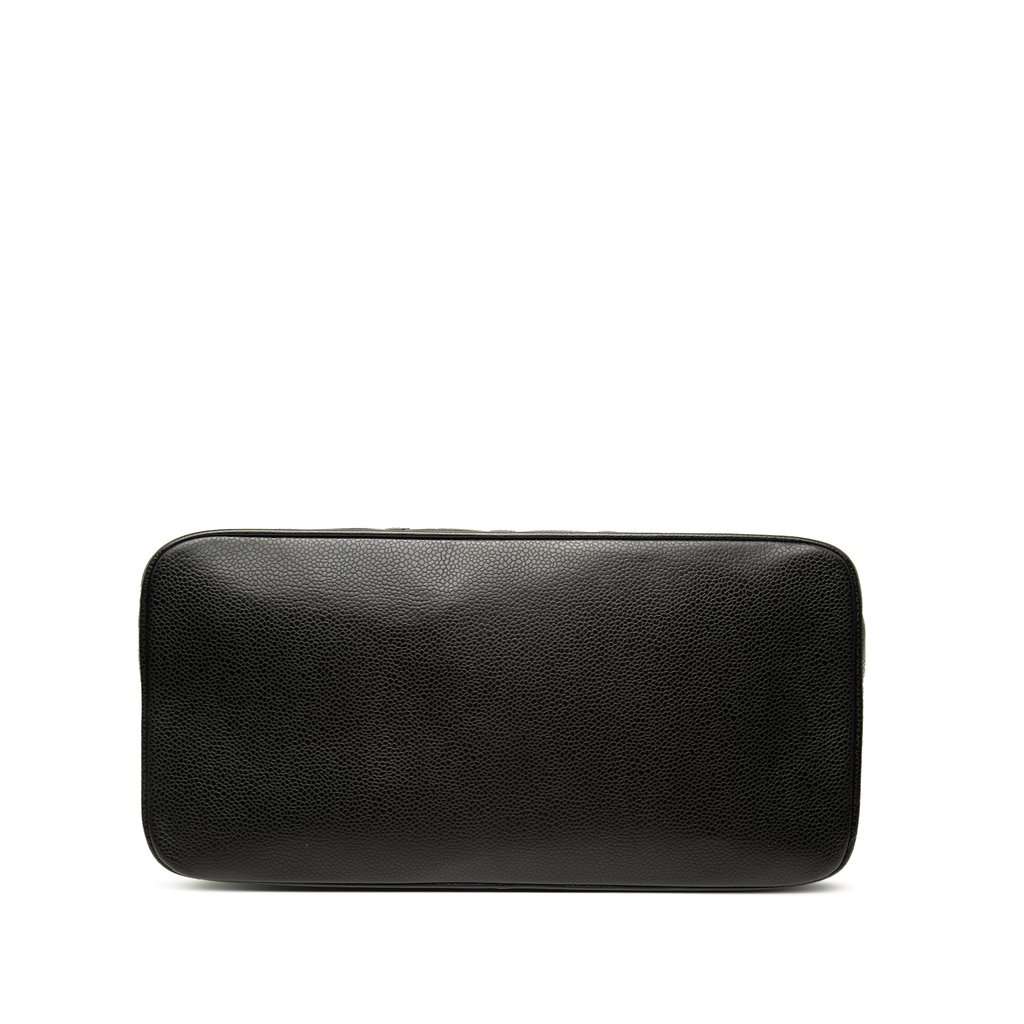 Chanel Caviar Medallion Tote Black Leather Very good - Inside View