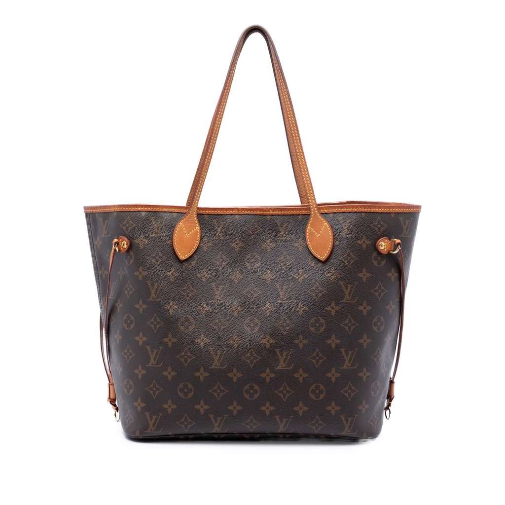 Louis Vuitton Monogram Neverfull MM Brown Very good condition - Front View