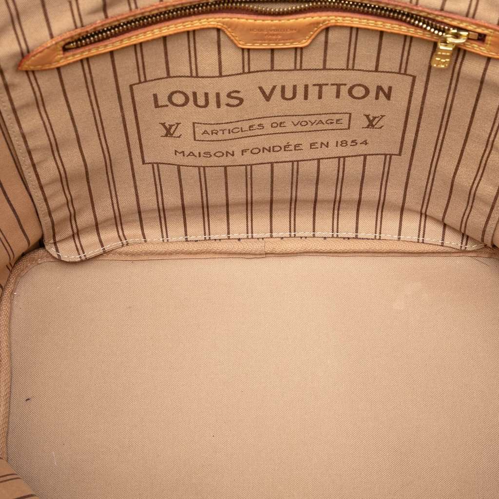 Louis Vuitton Monogram Neverfull MM Brown Very good condition - Model View