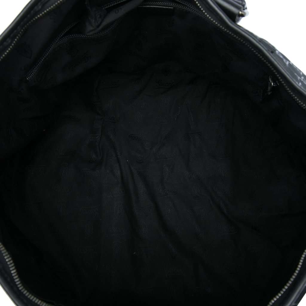 Gucci GG Imprime Weekender Black Very good - Model View
