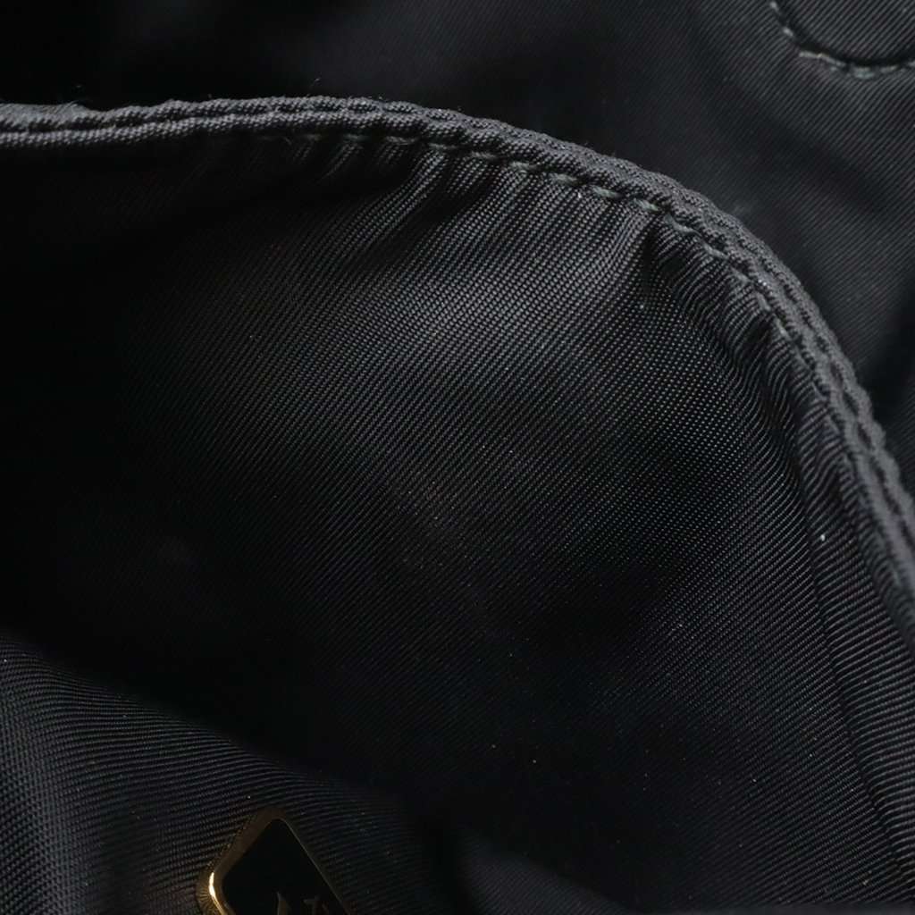 Prada Mini Padded Re Nylon Bow Satchel Black Very good condition - Box View