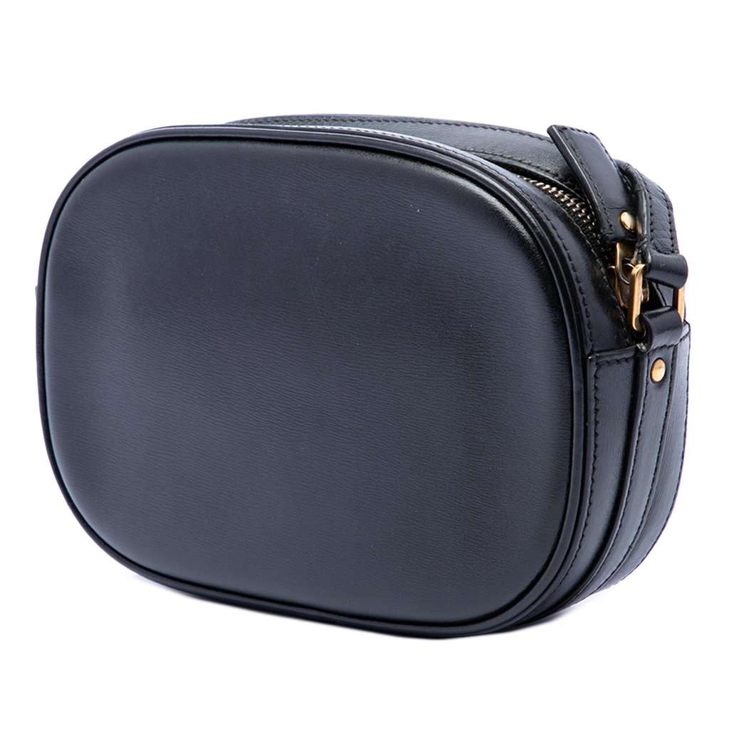 Saint Laurent Calfskin Monogram Le 61 Camera Bag Black Leather Very good condition - Back View
