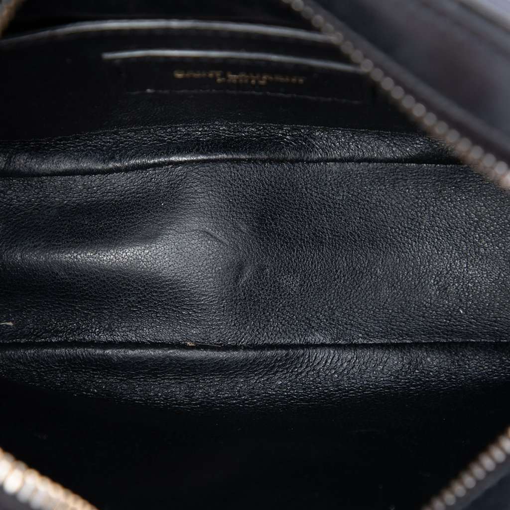 Saint Laurent Calfskin Monogram Le 61 Camera Bag Black Leather Very good condition - Box View