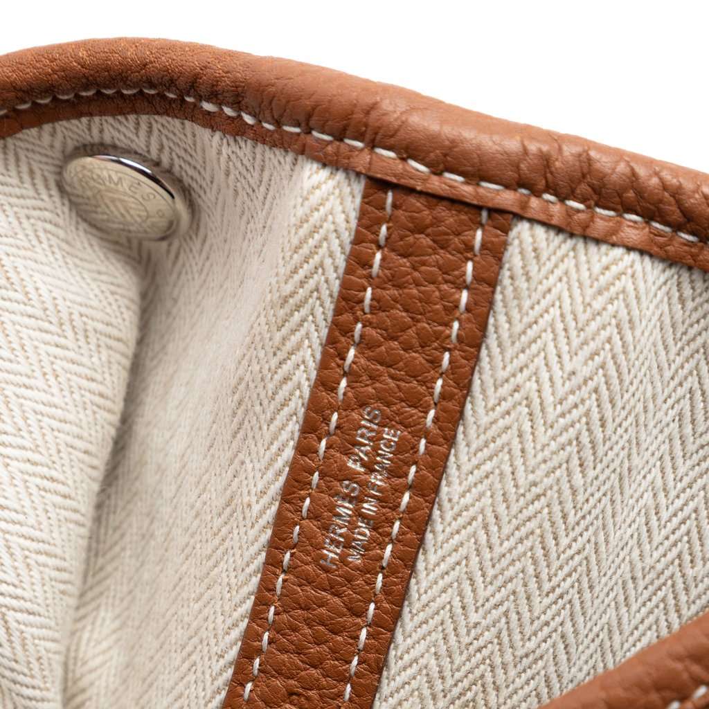 Hermès Negonda Garden Party 36 Brown Leather Very good condition - Box View