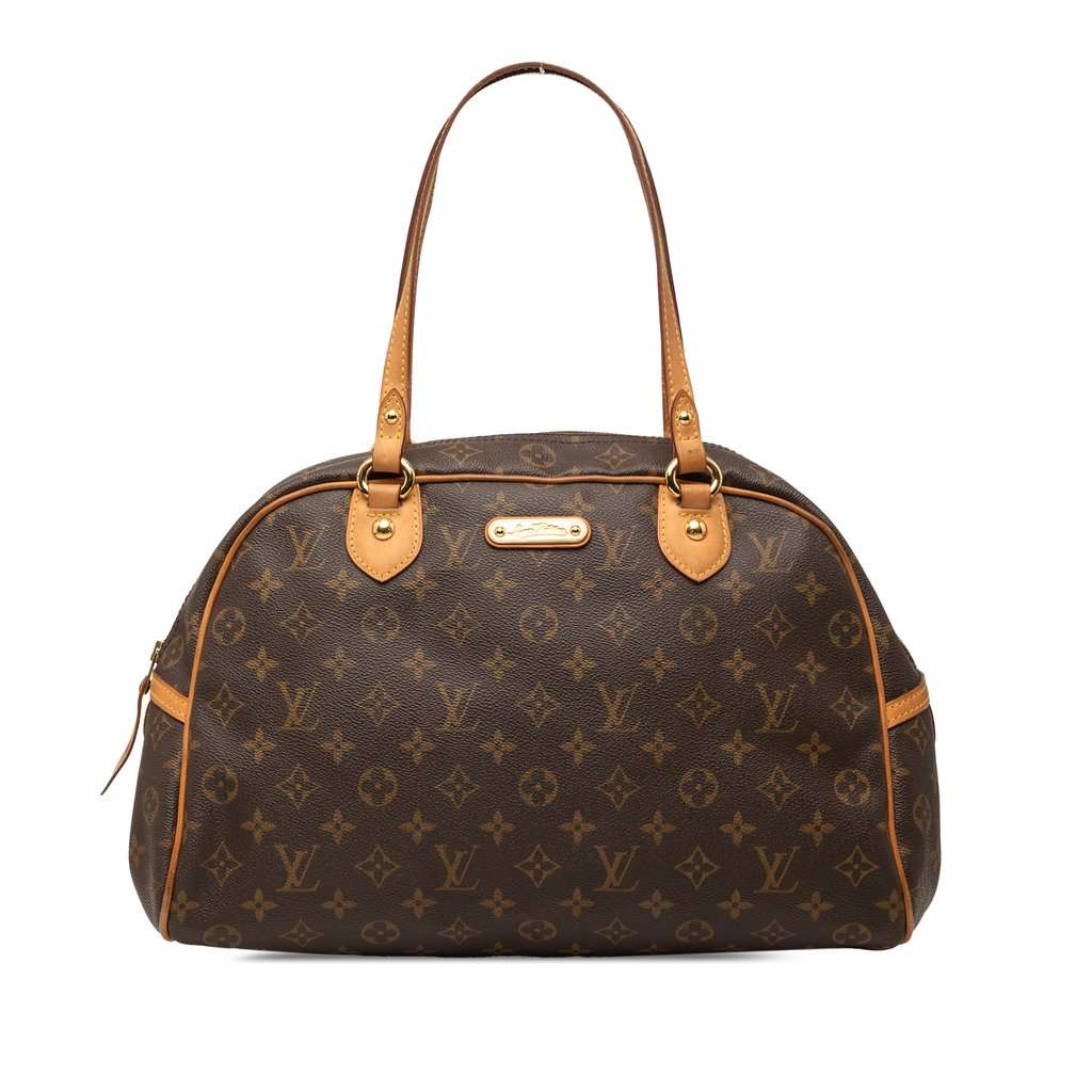 Louis Vuitton Monogram Montorgueil GM Brown Very good condition - Front View