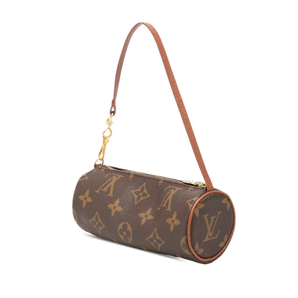 Louis Vuitton Monogram Papillon Pochette Brown Very good - Back View