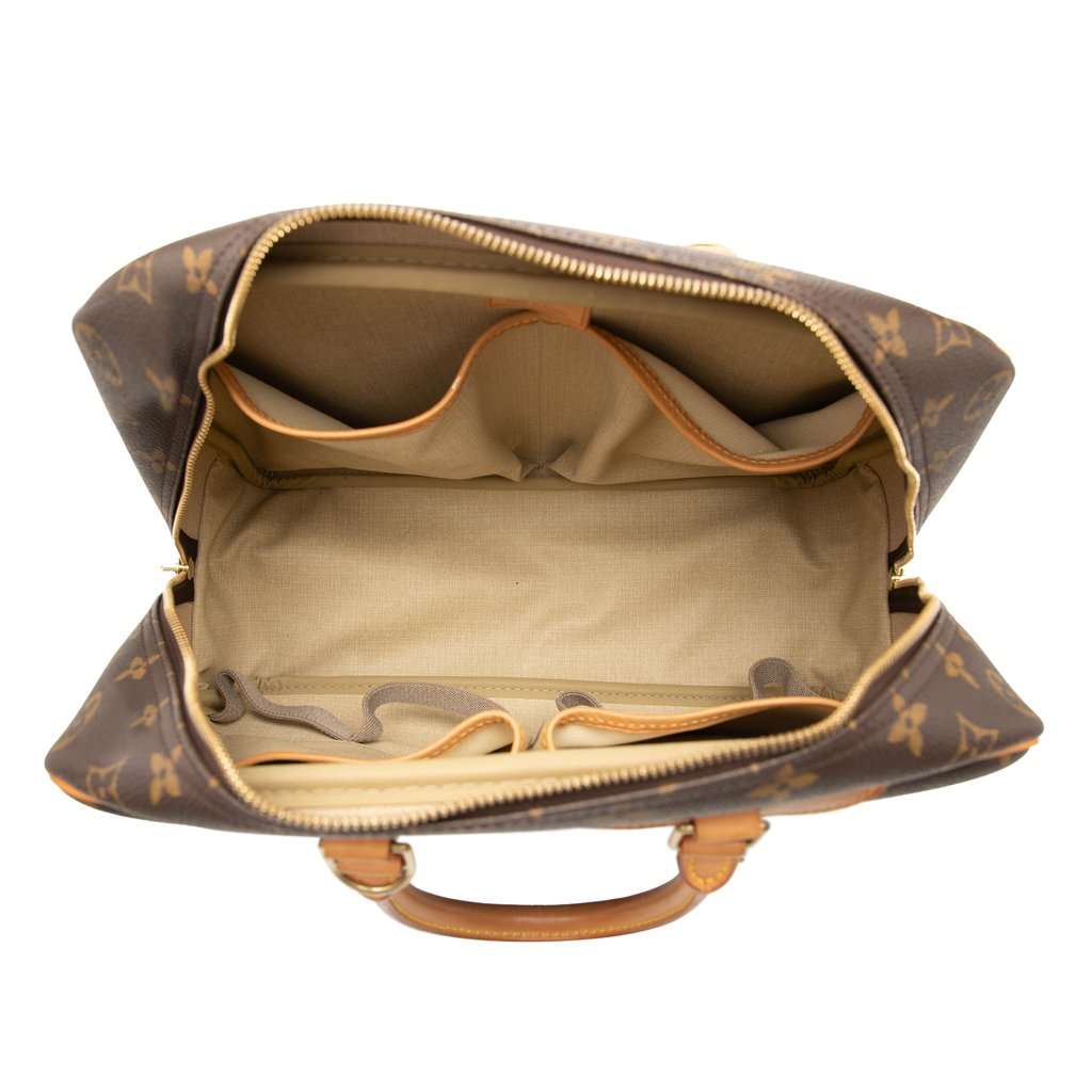 Louis Vuitton Monogram Deauville Brown Very good - Model View