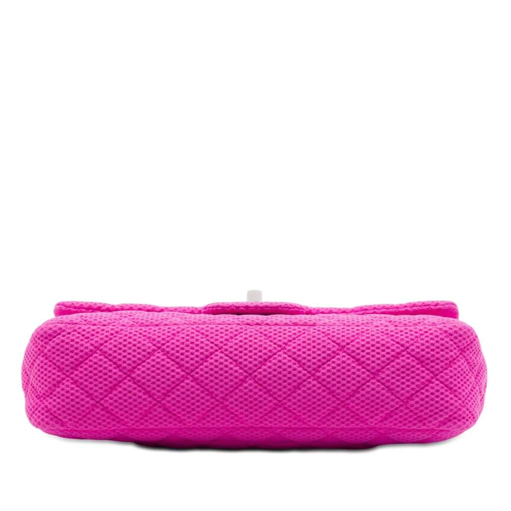 Chanel Medium Classic Mesh Single Flap Pink Very good - Inside View