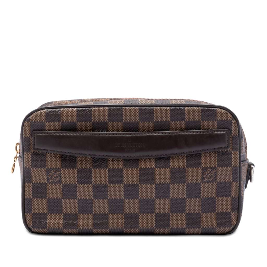 Louis Vuitton Damier Ebene Pochette Saint Paul Brown Very good - Front View