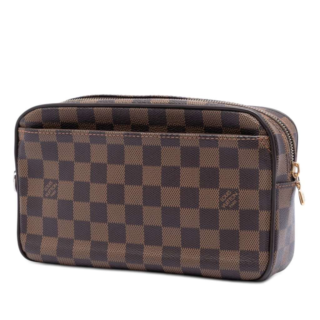 Louis Vuitton Damier Ebene Pochette Saint Paul Brown Very good - Back View