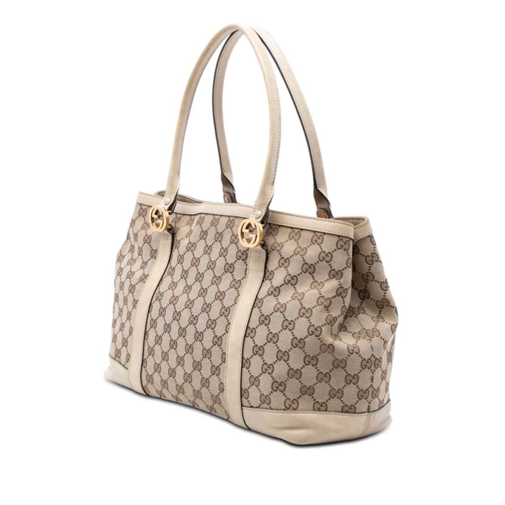 Gucci GG Canvas Miss GG Tote Beige Very good condition - Back View