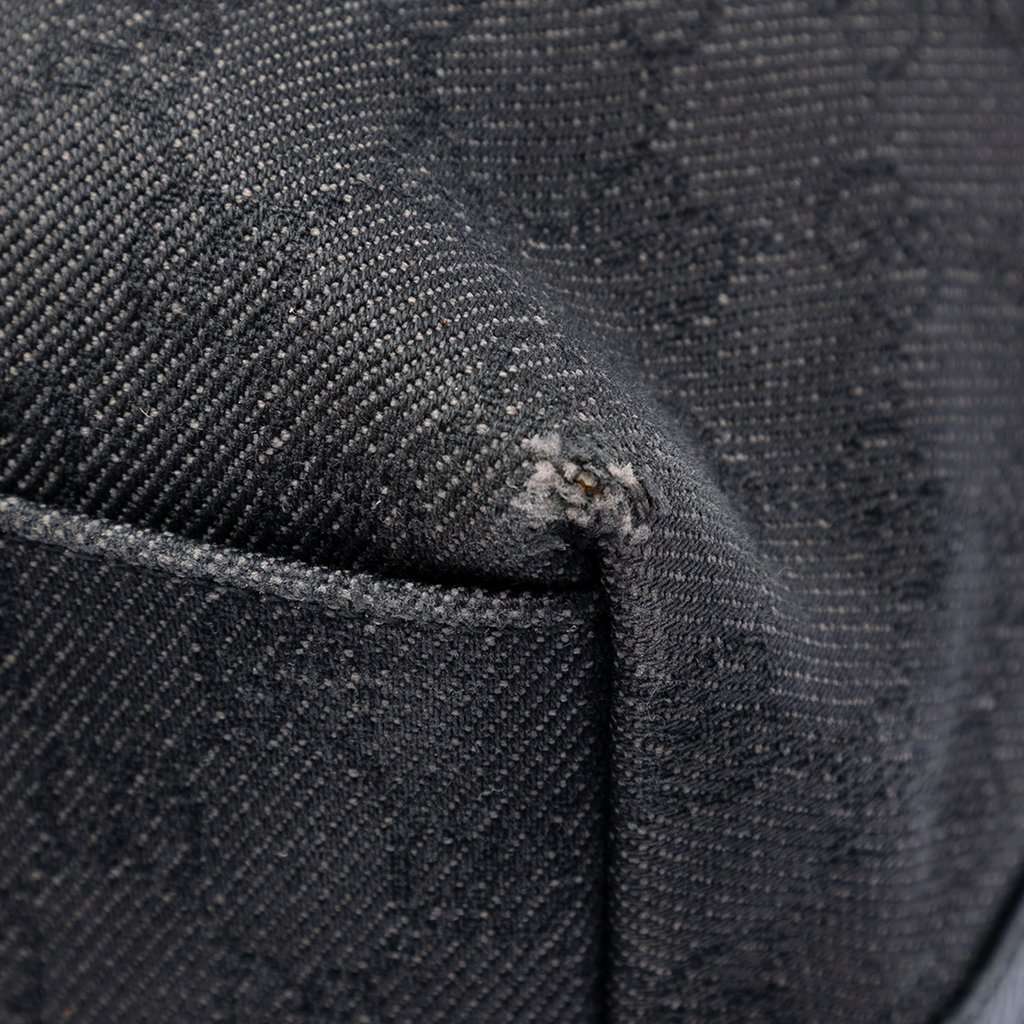 Gucci Large GG Denim Gifford Tote Black Very good condition - Box View