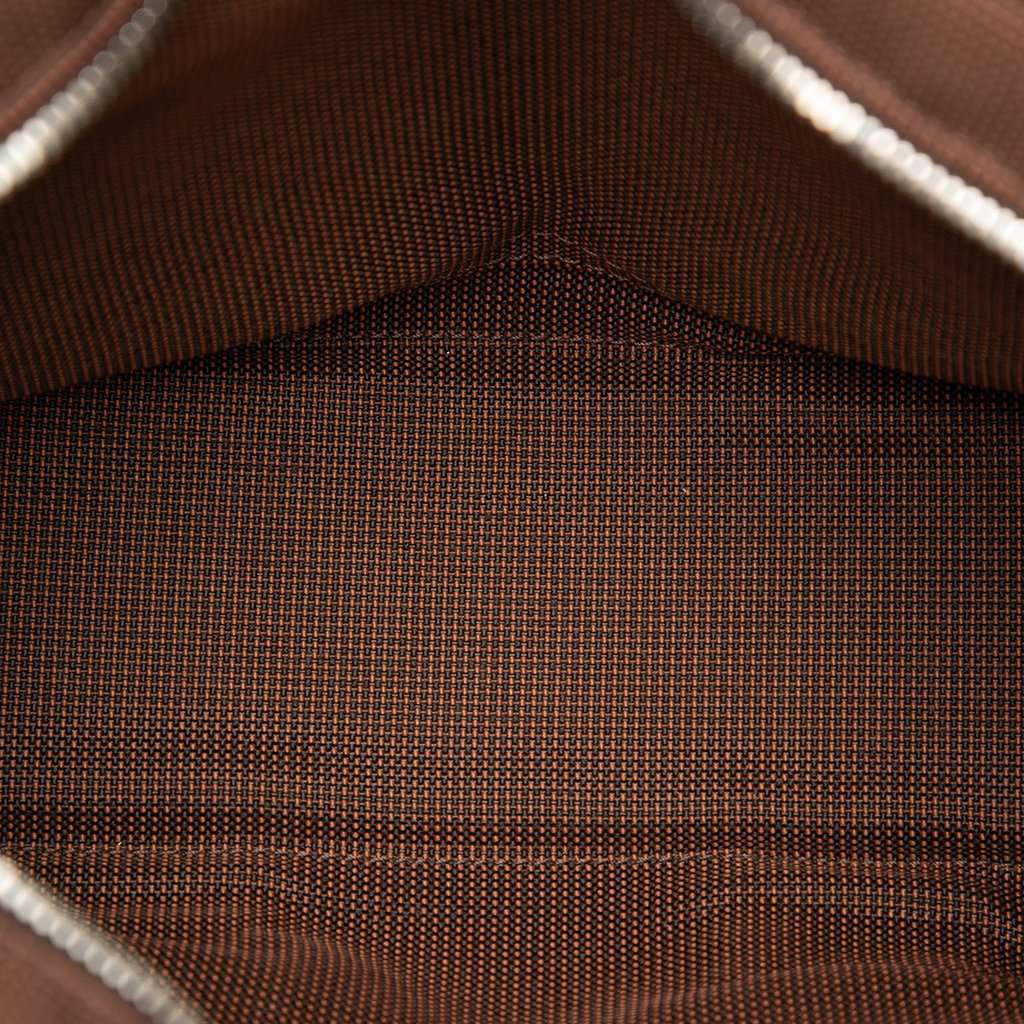 Hermès Canvas Herline PM Brown Very good - Model View